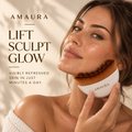 AMAURA Premium Facial Brush – Lymphatic Drainage Support, Boosts Circulation & Stimulates Pressure Points, Cooling Facial Massage Tool for Face & Neck