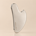 AMAURA Premium Stainless Steel Gua Sha – Lymphatic Drainage Support, Boosts Circulation & Stimulates Pressure Points, Cooling Facial Massage Tool for Face & Neck